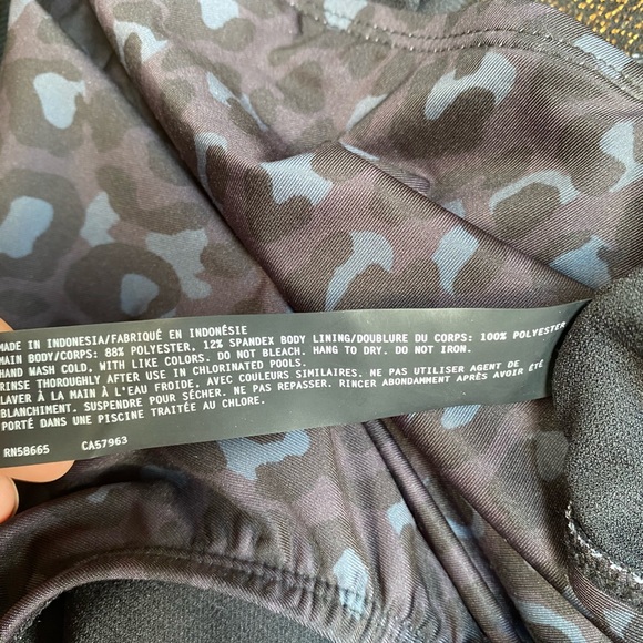 Free Press Ruffle Leopard Print One Piece Swimsuit - Picture 4 of 7